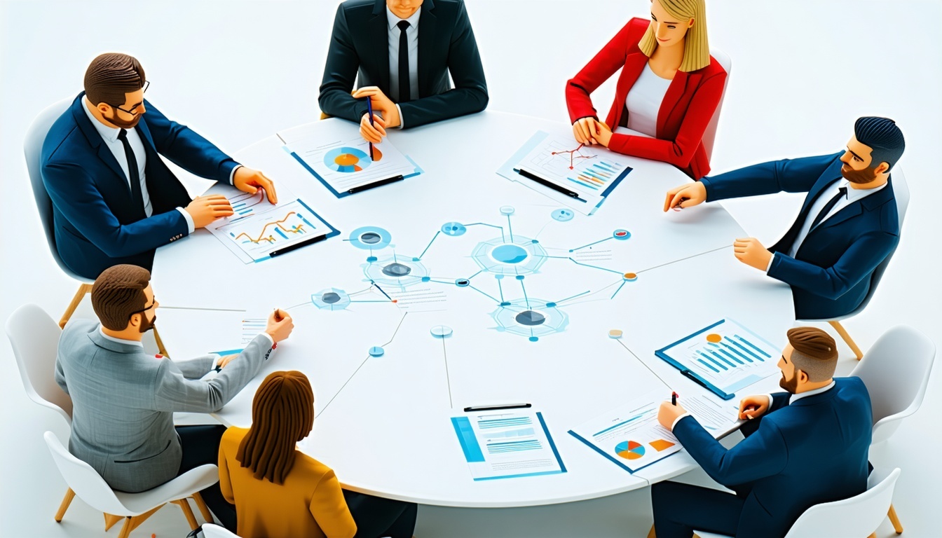 Een groep belanghebbenden rond de tafel - jul-01-2025-12-28-15-0786-PM